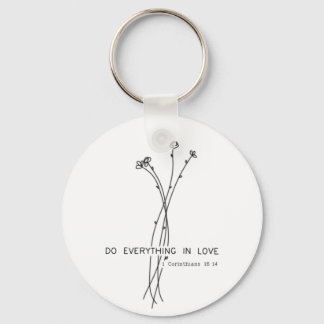 1 Corinthians Keychain