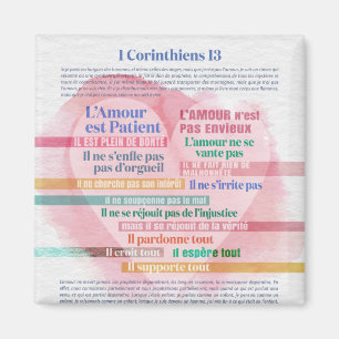 1 Corinthiens 13,  Hymne à l’Amour Magnet