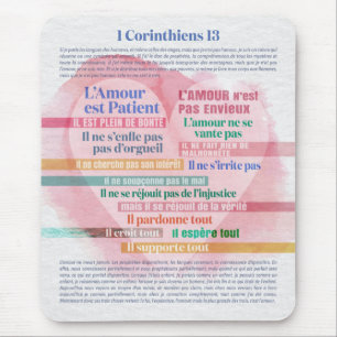 1 Corinthiens 13,  Hymne à l’Amour Mouse Mat
