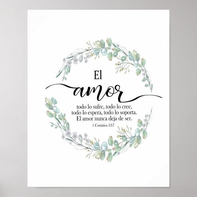 1 corintios 13, El amort Póster Poster (Front)