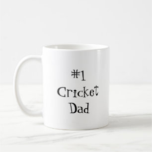 #1 Cricket Dad Coffee Mug