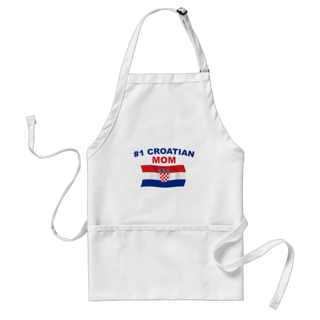 #1 Croatian Mum Standard Apron (Front)