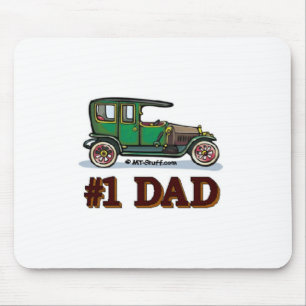 #1 Dad Antique Car Mouse Mat