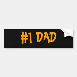#1 DAD BUMPER STICKER