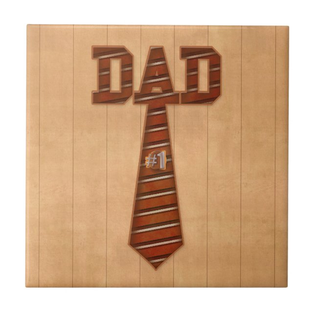 # 1 dad ceramic tile (Front)