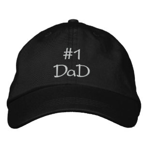 #1 DAD embroidered hat
