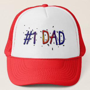 #1 Dad Father's Day Ball Cap
