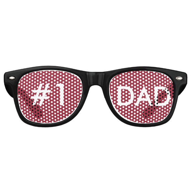 #1 DAD Fathers Day, Birthday, Special GLASSES DAD (Front)