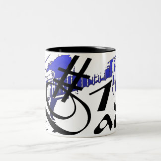 #1 Dad Guitar Blue Mug