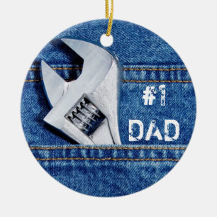 #1 Dad Handyman Ornament
