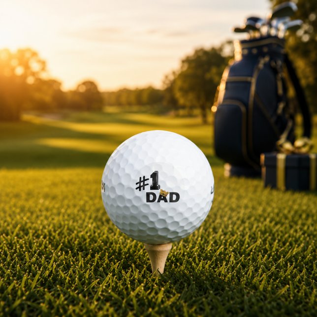 #1 Dad Love Golf Balls (Creator Uploaded)