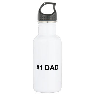 #1 Dad | Number 1 Dad | Happy Father's Day 532 Ml Water Bottle