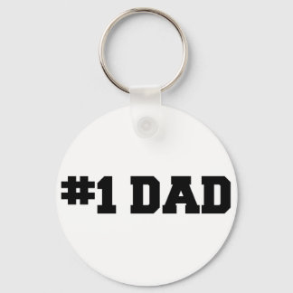 #1 Dad | Number One Dad | Happy Father's Day Key Ring