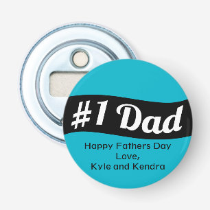 #1 Dad Personalised Bottle Opener
