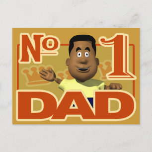 #1 Dad Postcard