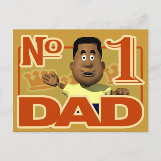#1 Dad Postcard (Front)