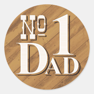 #1 Dad Sticker