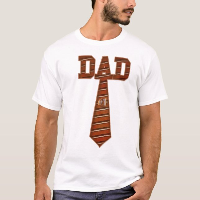 #1 dad t-shirt (Front)
