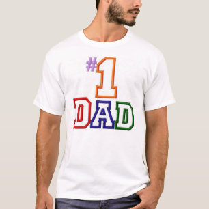 #1 Dad T-Shirt Father's Day Gift