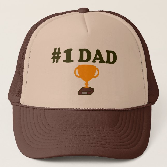#1 Dad Trophy Hat (Front)