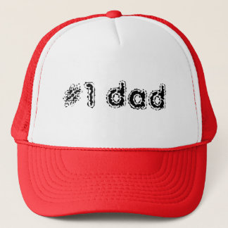 #1 dad trucker hat