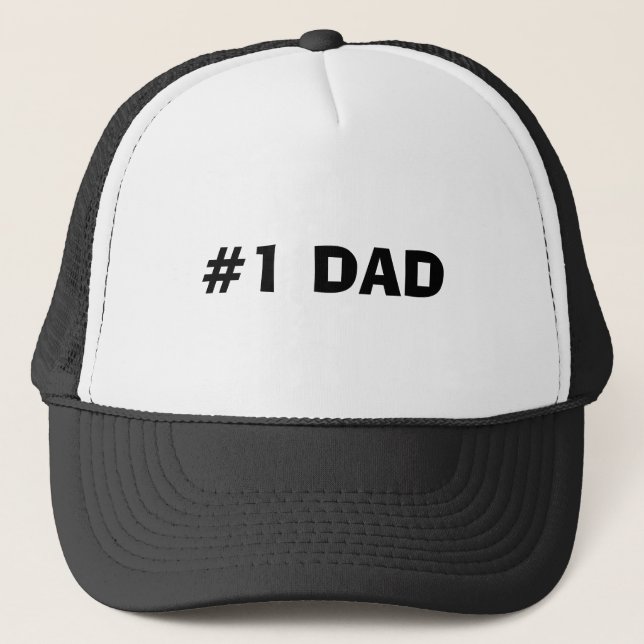 #1 DAD TRUCKER HAT (Front)