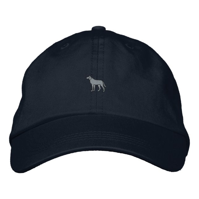 1" Dog Embroidered Hat (Front)