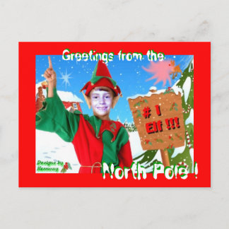# 1 Elf Greetings from the North Pole Post Card