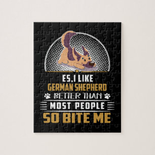 1 Es I Like German Shepherd Better Than Most Peopl Jigsaw Puzzle