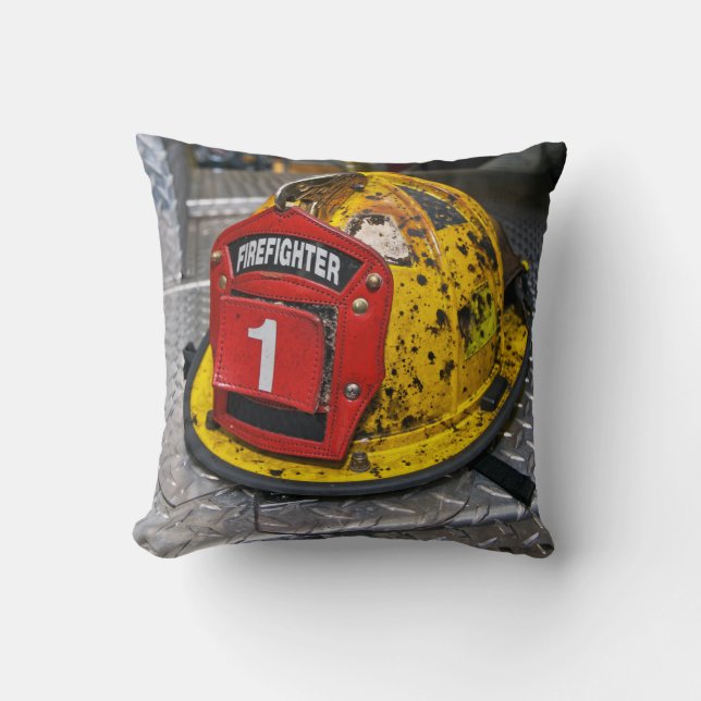 #1 Firefighter Pillow (Front)
