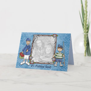 #1 Fishing Dad Card