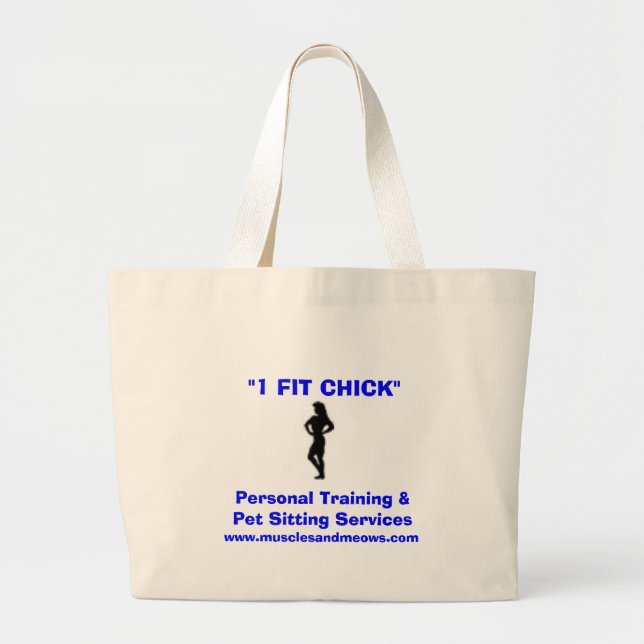 1 fit bookbag large tote bag (Front)
