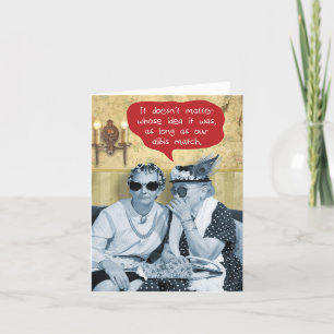1 Funny Happy Birthday - Matching Alibis Holiday Card