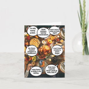 1 Funny Thanksgiving Card - Family Foodies