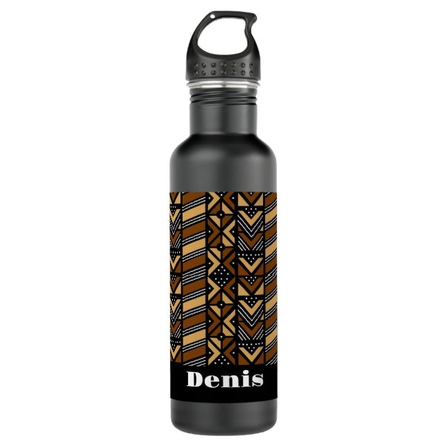 #1 Gepersonaliseerde African print Waterfles 710 Ml Water Bottle (Front)