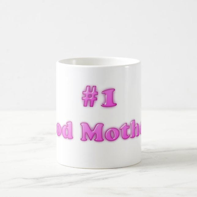 #1 God Mother Coffee Mug (Center)