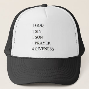 1 GOD TRUCKER HAT