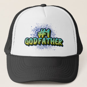 #1 GODFATHER GRAFFITI INSPIRED TRUCKER HAT