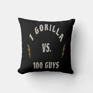 1 Gorilla vs. 100 Guys Cushion