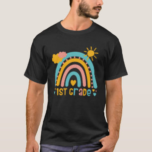 1 Grade rainbow eight graders class back to school T-Shirt