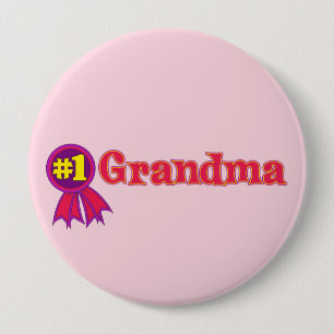 #1 Grandma 10 Cm Round Badge