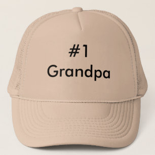 #1 Grandpa Trucker Hat
