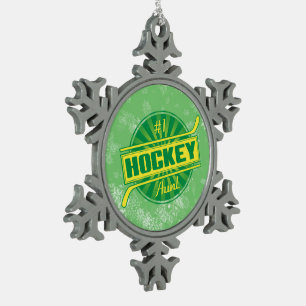 #1 Hockey Aunt Christmas Tree Ornament