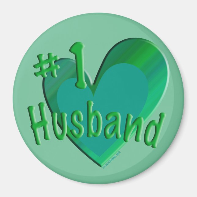 #1 Husband magnet (Front)