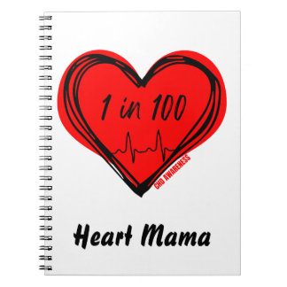1 in 100 CHD Awareness Notebook