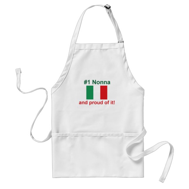 #1 Italian Nonna (Grandmother) Standard Apron (Front)