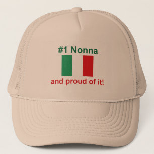 #1 Italian Nonna (Grandmother) Trucker Hat
