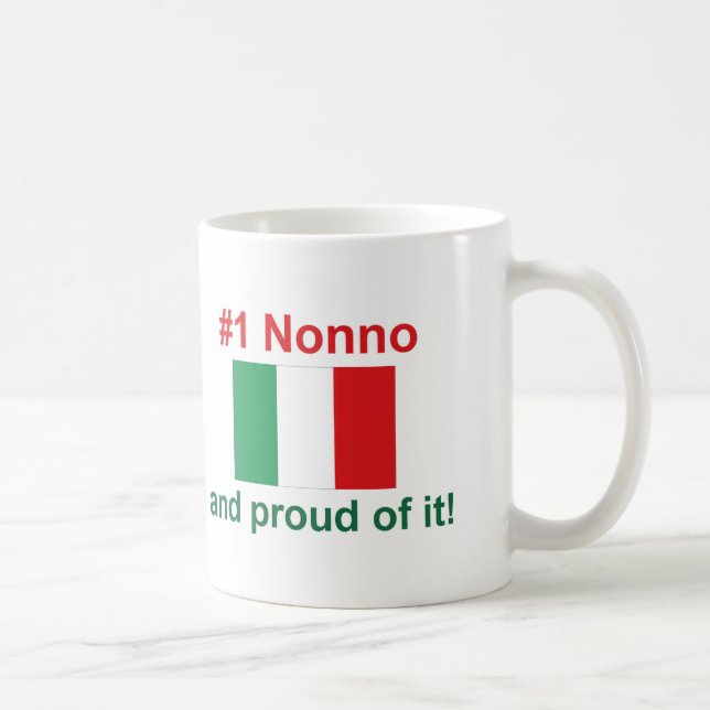 #1 Italian Nonno Coffee Mug (Right)