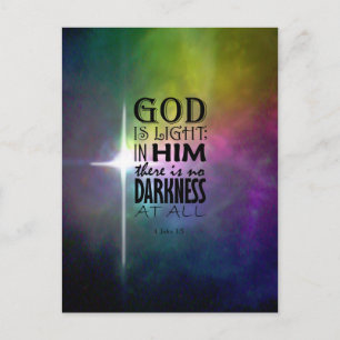 1 John 1:5 Postcard