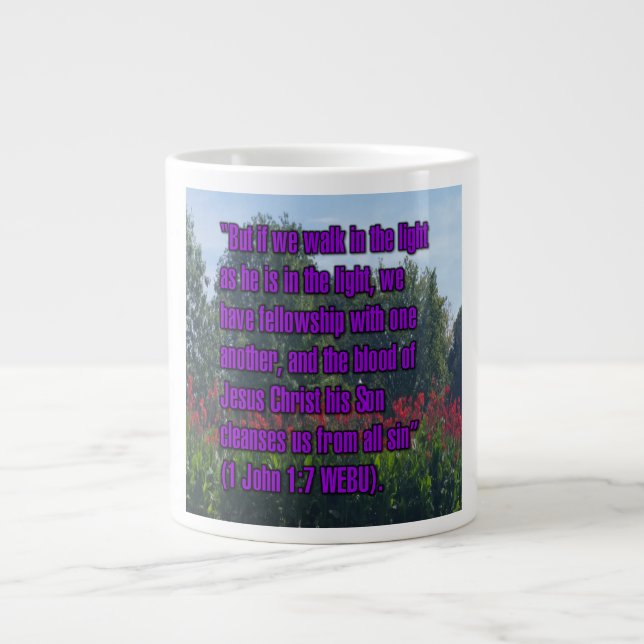 1 John 1:7 WEBU Mug (Front)